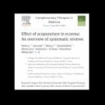 Efecto de la acupuntura en el eczema: revisión de revisiones sistemáticas. (Li X et al., 2023)