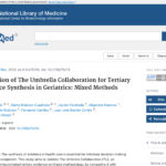 Validación de la Colaboración Umbrella para la Síntesis de Evidencia Terciaria en Geriatría: Estudio de Métodos Mixtos. (Carrillo B et al.,2025)
